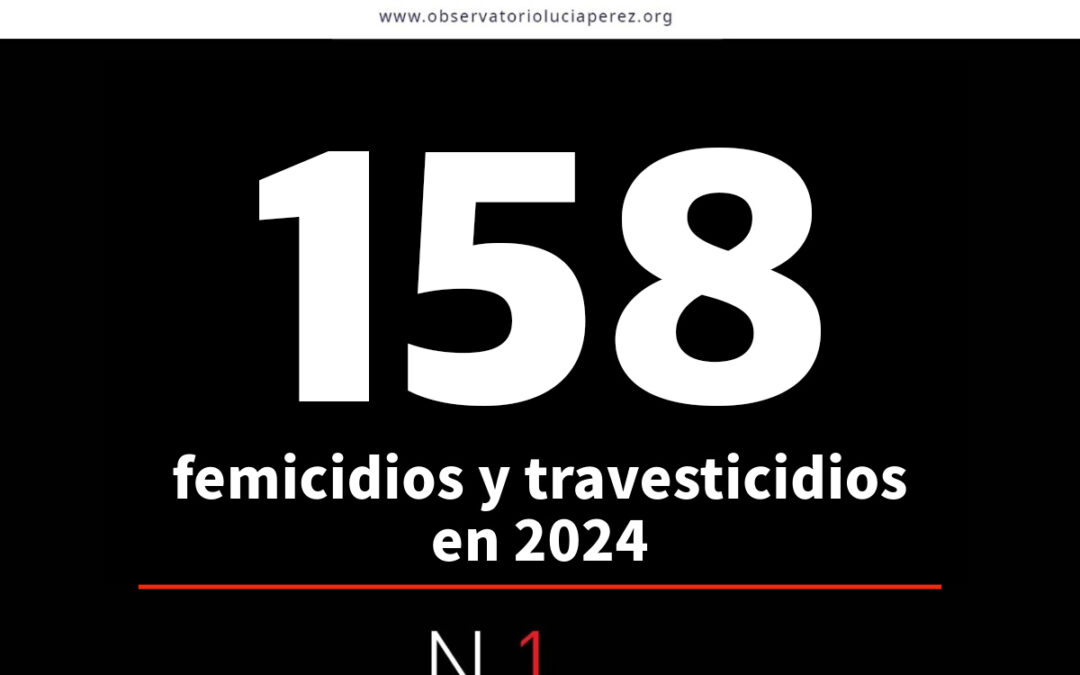 158 femicidios y travesticidios en lo que va del año: datos del Observatorio Lucía Pérez