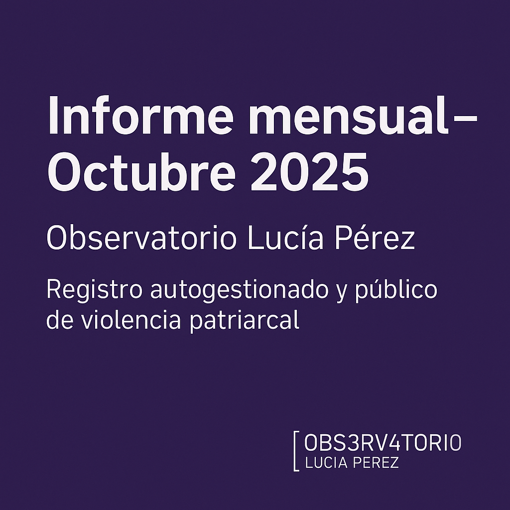 Informe mensual – Octubre 2025
